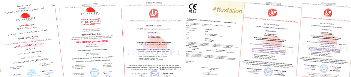 Qualité et certifications